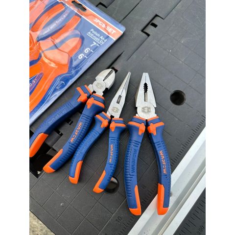Bộ 3 Kìm Kết Hợp Wadfow WPS0603 - Kìm Răng 7
