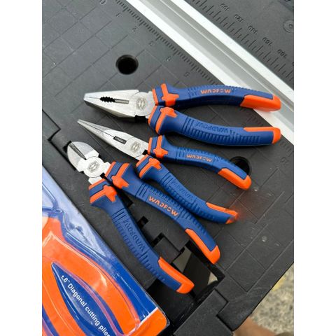 Bộ 3 Kìm Kết Hợp Wadfow WPS0603 - Kìm Răng 7