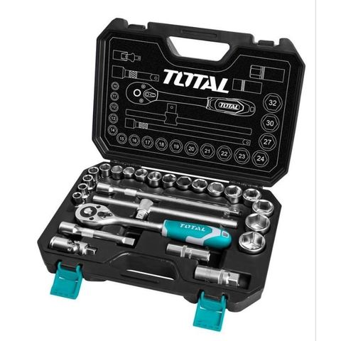 Bộ Tuýp 25 Chi Tiết Total THT121251 - Dụng Cụ Sửa Chữa Đa Năng 1/2