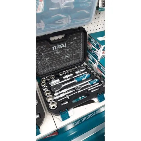 Bộ tuýp 44 chi tiết Total THT421441 - Dụng cụ sửa chữa 1/4
