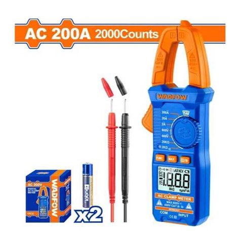 Kìm Đo AC Kỹ Thuật Số 200A-2000 WDM6501 - Dụng Cụ Đo Điện Áp Xoay Chiều, Độ Chính Xác Cao, Thương Hiệu Wadfow