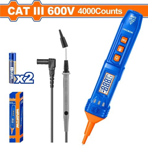 Đồng hồ vạn năng dạng bút WDM3501 - Điện áp 600V, Đo điện trở, Tần số, Điện dung - Dụng cụ tiện ích chính xác 4000 số đếm