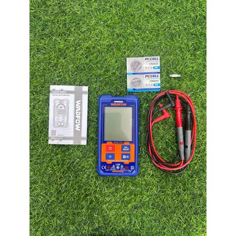Đồng hồ vạn năng kỹ thuật số Wadfow WDM1505 - 600V, 2000 số đếm, kiểm tra điện áp, phát hiện không tiếp xúc, đèn nền, lưu trữ dữ liệu.