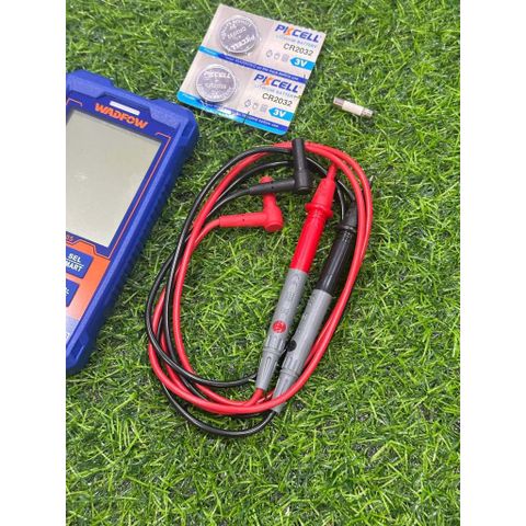 Đồng hồ vạn năng kỹ thuật số Wadfow WDM1505 - 600V, 2000 số đếm, kiểm tra điện áp, phát hiện không tiếp xúc, đèn nền, lưu trữ dữ liệu.