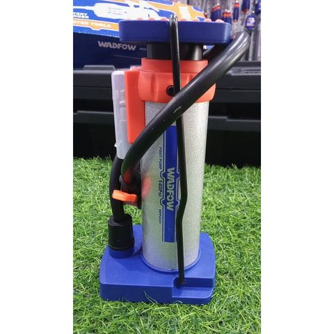 Bơm đạp chân Wadfow φ43.5*165mm - Dụng cụ bơm xe đạp với đầu bơm phù hợp Schrader, Presta, Dunlop, khung thép bền chắc
