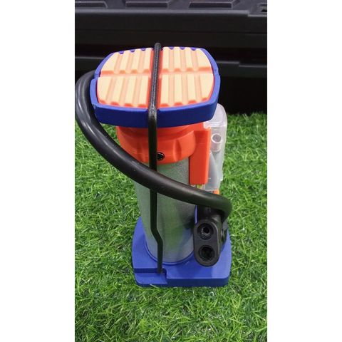 Bơm đạp chân Wadfow φ43.5*165mm - Dụng cụ bơm xe đạp với đầu bơm phù hợp Schrader, Presta, Dunlop, khung thép bền chắc