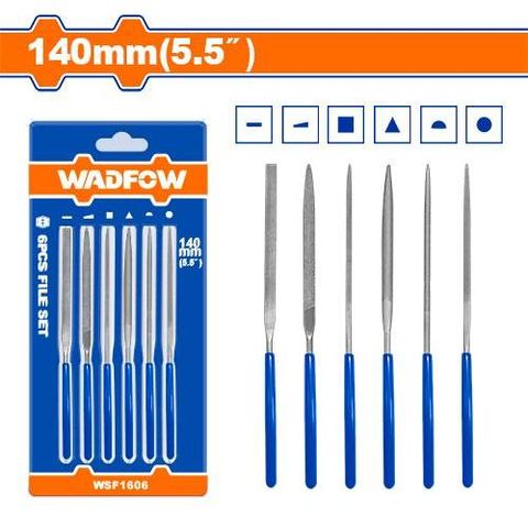 Bộ 6 Giũa Tiện Dụng Wadfow 140mm - Bộ Dụng Cụ Sửa Chữa Chất Lượng Cao cho Thợ Nghề và Sở Thích
