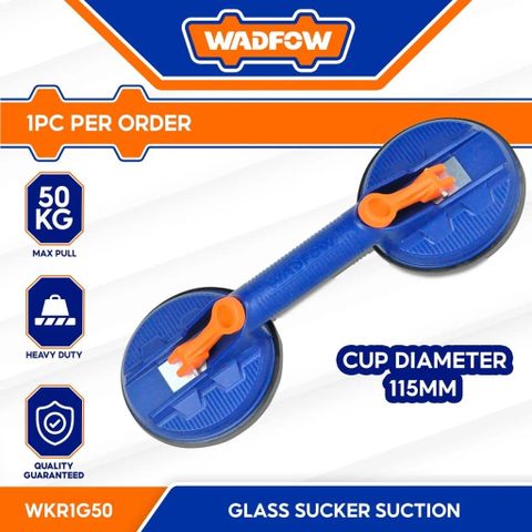 Giác Hút Kính Cầm Tay 50kg Wadfow - Dụng Cụ Kéo 115mm Tiện Ích Cho Nhà Xưởng và Sửa Chữa