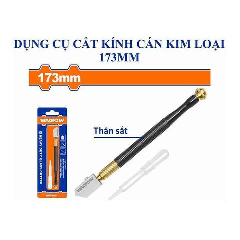 Dụng Cụ Cắt Kính Kim Loại 173mm Wadfow - Thiết Bị Tiện Ích Chất Lượng Cao, Dùng Để Cắt Kính Chính Xác