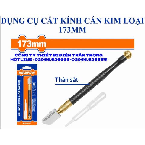 Dụng Cụ Cắt Kính Kim Loại 173mm Wadfow - Thiết Bị Tiện Ích Chất Lượng Cao, Dùng Để Cắt Kính Chính Xác