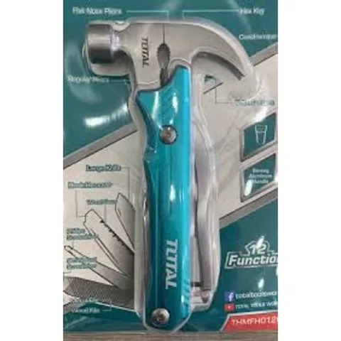 Búa Đa Năng Total THMFH0126 - Bộ Dụng Cụ Tiện Ích 11 Chức Năng, Tay Cầm Nhôm, Thiết Kế Đa Năng Hữu Ích Cho Mọi Gia Đình