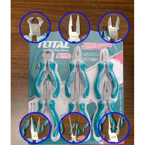 Bộ kìm đa năng làm trang sức Total 6 chi tiết - Dụng cụ tiện ích 4.5