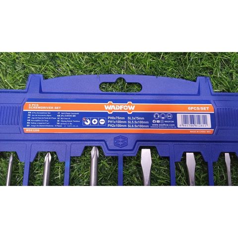 Bộ 6 Tua Vít Dẹp & Bake Wadfow - Dụng Cụ Tiện Ích Chất Liệu Thép Carbon 45# cho Sửa Chữa và Lắp Ráp