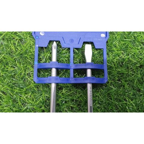 Bộ 2 Tua Vít Dẹp & Bake 100mm Wadfow - Dụng Cụ Tiện Ích Chất Lượng Cao, Thân Tròn 40cr, Thích Hợp Sửa Chữa Tại Nhà