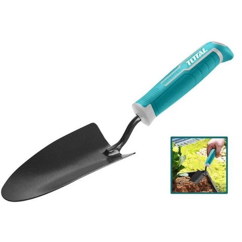 Xẻng xúc đất cây kiểng Total THFTT858 - 340mm Thép Carbon, Tay Cầm Thiết Kế Độc Đáo, Dụng Cụ Làm Vườn Chất Lượng Cao