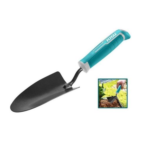 Xẻng xúc đất cây kiểng Total THFTT858 - 340mm Thép Carbon, Tay Cầm Thiết Kế Độc Đáo, Dụng Cụ Làm Vườn Chất Lượng Cao