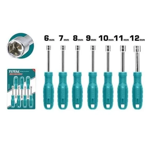 Bộ tuốc nơ vít đầu tán 7 chi tiết 6-12mm Total TNSS0701 - Dụng cụ tiện ích chất lượng cao từ Trung Quốc