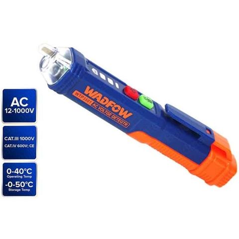 Bút Đo Điện Áp Xoay Chiều 12~1000V Wadfow WTP3501 - Thiết Bị Điện Năng Cao Cấp với Chế Độ Báo Động Âm Thanh và Ánh Sáng