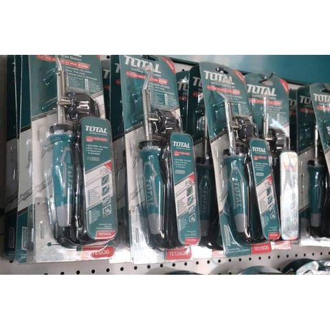 Mỏ Hàn Chì Total TET2606 K 60W - Thiết Bị Hàn Điện 220V-240V, Nhanh Nóng Chỉ 5 Phút, Dụng Cụ Hàn Chuyên Nghiệp