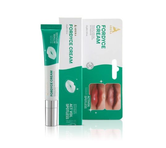 Combo 2 Hộp Kem Mụn Môi Fordyce Cream Abera - Giảm Mụn, Thâm, Dưỡng Ẩm Môi, Chữa Khô Nứt Môi 20ml