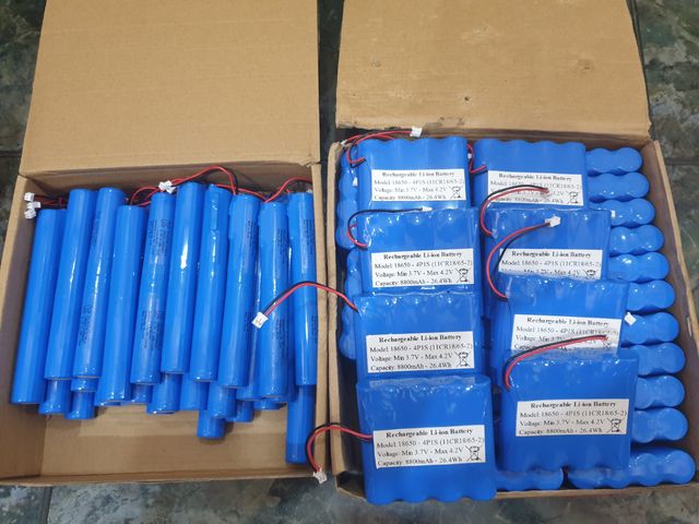 Pin Sạc 18650 7,4V 2500mAh Có Mạch Bảo Vệ - Phụ Kiện Cho Loa Bluetooth, Đèn LED Mặt Trời, Máy Trợ Giảng