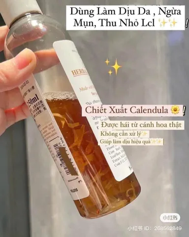 Nước Hoa Hồng Kiehl'S Toner Hoa Cúc Calendula Herbal Extract Alcohol-Free 250ml