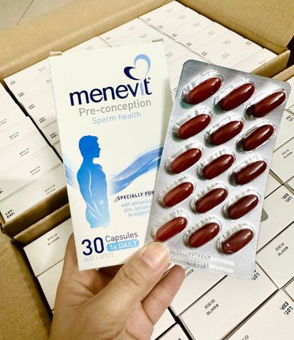 Viên uống Menevit 30 Viên/90 Viên, Hàng Chính Hãng Bayer Úc & Đức