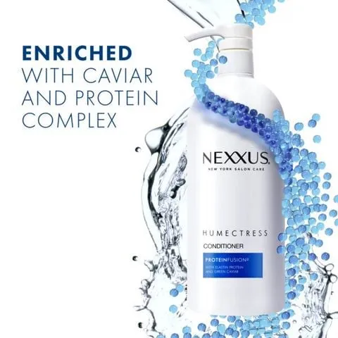 Combo Gội Xả Nexxus Ultimate Moisture Protein Fusion 2 X1L - Chăm sóc tóc khô xơ, phục hồi độ ẩm và sức sống tự nhiên