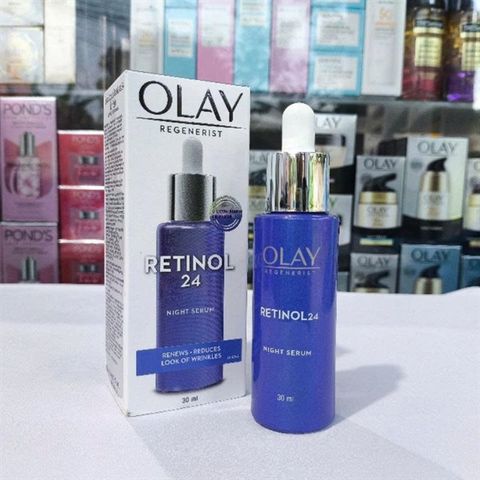 Serum Olay Retinol 24 Night Dưỡng Trắng Da Cấp Ẩm Ban Đêm 50ml (tím)