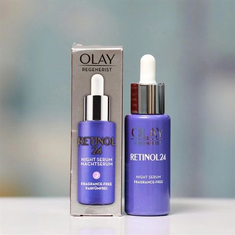 Serum Olay Retinol 24 Night Dưỡng Trắng Da Cấp Ẩm Ban Đêm 50ml (tím)