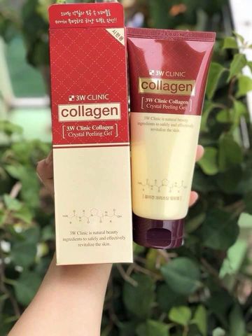Tẩy Tế Bào Chết 3W Clinic Collagen 180ml - Sản Phẩm Làm Sạch Da Hiệu Quả, Cung Cấp Độ Ẩm Nhẹ Nhàng, Phù Hợp Mọi Loại Da