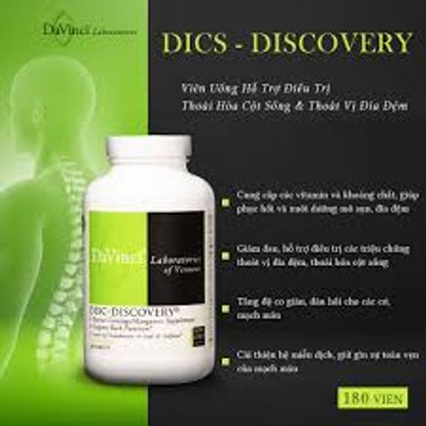 Thoái Hoá Cột Sống Davinci Disc Discovery 180 Viên Của Mỹ