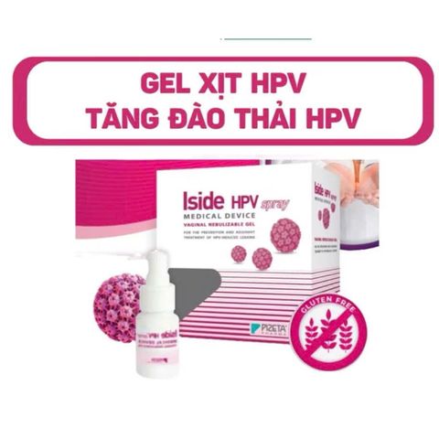 Xịt Iside HPV - Hỗ Trợ Phòng Ngừa Và Tăng Cường Đào Thải HPV - Gel Xịt 20ml + 14 Đầu Xịt An Toàn Cho Phụ Nữ