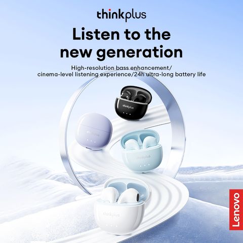 Tai nghe Bluetooth Lenovo LP2 PRO Âm thanh HD Cảm ứng thông minh Giảm tiếng ồn Bluetooth 5.4 Thời gian sử dụng 18 giờ