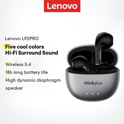 Tai nghe Bluetooth Lenovo LP2 PRO Âm thanh HD giảm tiếng ồn, cảm ứng thông minh, kết nối không dây Bluetooth 5.4, thời gian sử dụng 18 giờ