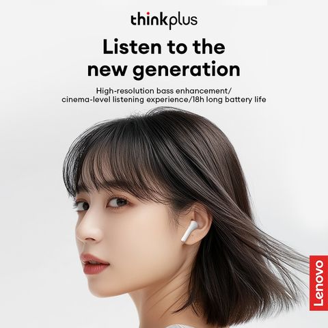 Tai nghe Bluetooth Lenovo LP2 PRO Âm thanh HD giảm tiếng ồn, cảm ứng thông minh, kết nối không dây Bluetooth 5.4, thời gian sử dụng 18 giờ