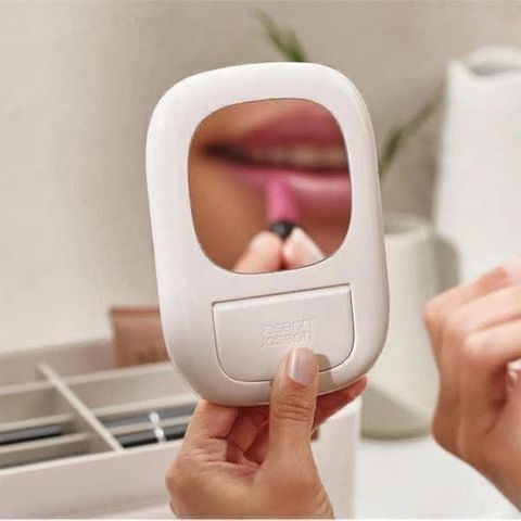Hộp Đựng Mỹ Phẩm Joseph Joseph Viva 75005 - Gương 2 Trong 1, Ngăn Đựng Tiện Lợi, Thiết Kế Hiện Đại cho Nữ