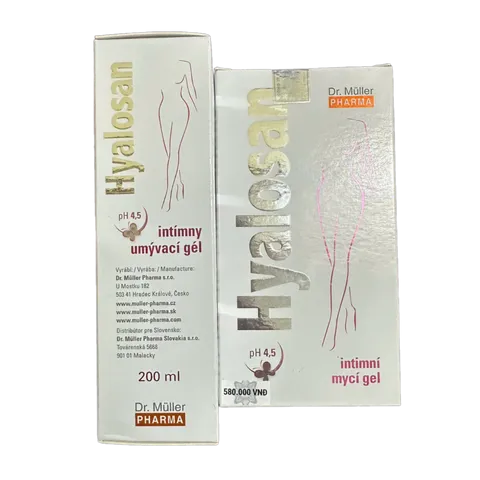 Gel Vệ Sinh Phụ Nữ Hàng Ngày Hyalosan 200ml - An Toàn, Dưỡng Ẩm, Ngăn Ngừa Viêm Nhiễm, Phù Hợp Cho Phụ Nữ Và Trẻ Em Từ 8 Tuổi