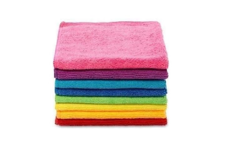 Bộ 14 Khăn Lau Bếp Cầu Vồng Vileda XXL - Khăn Microfiber Đa Năng Lau Bát Đĩa, Lau Mặt Bếp Siêu Thấm Hút, Chống Khuẩn