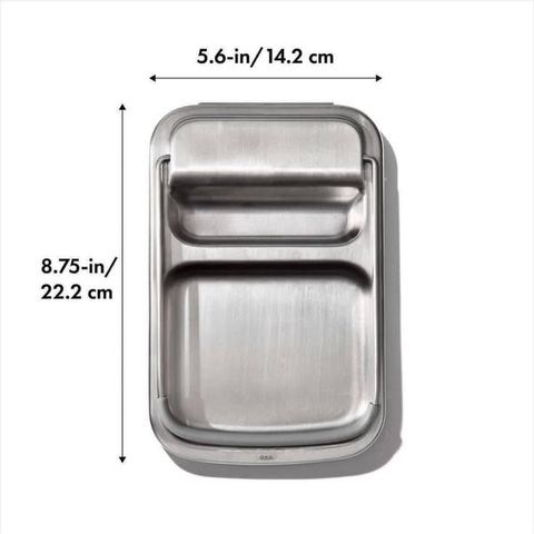 Giá Để Vung Nồi và Dụng Cụ Nấu Ăn 2 Trong 1 OXO - Thép Không Gỉ, Tiện Ích Cho Bếp Gọn Gàng, An Toàn Và Đẹp Mắt