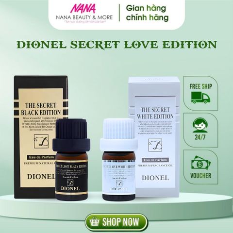 Nước Hoa Vùng Kín Dionel Secret Love 5ml - Hương Thơm Nhẹ Nhàng Dành Cho Mọi Loại Da - Sản Phẩm Chăm Sóc Cá Nhân Hàn Quốc