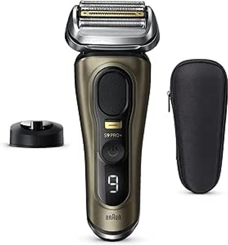 Máy Cạo Râu Điện Braun Series 9 Pro+ 9519s - Công Nghệ Cạo Chính Xác - Chống Nước, Pin 60 Phút - Sản Xuất Tại Đức