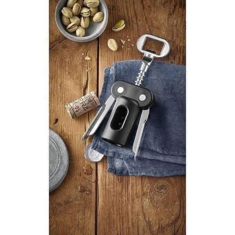 Dụng cụ mở rượu vang WMF Clever & More - Thiết kế cổ điển bằng thép không gỉ, tiện dụng, quà tặng hoàn hảo cho tín đồ rượu vang.