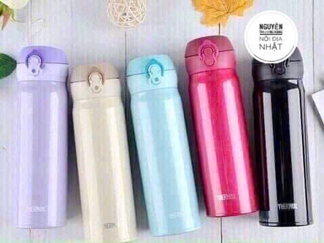 Bình giữ nhiệt Thermos 500ml Nhật Bản - Giữ nóng/lạnh lâu bền, chất liệu thép không gỉ cao cấp, thiết kế tiện lợi, dễ dàng vệ sinh