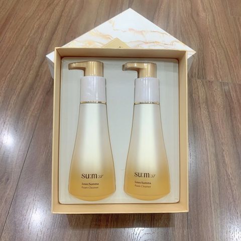 Set Sữa Rửa Mặt Tái Sinh SUM37 LosecSumma Foam Cleanser 200ml (Gói 2) - Làm Sạch Da Nhạy Cảm, Giữ Ẩm, Chống Oxy Hóa