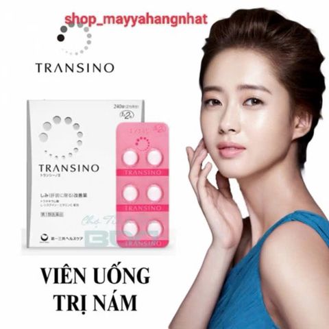 Viên uống Transino 240 viên Chính Hãng Nhật Bản - Hỗ trợ làm sáng da, giảm nám và tàn nhang hiệu quả từ Daiichi Sankyo