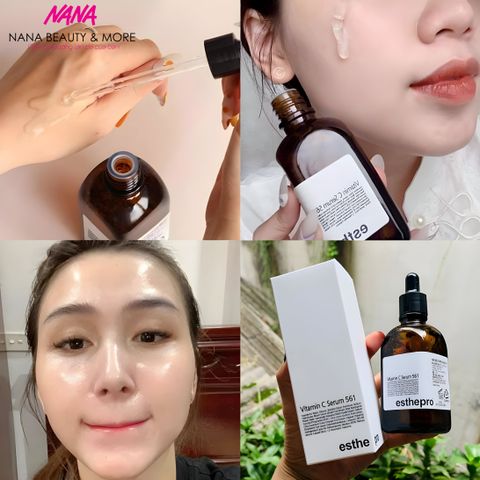 Tinh Chất Vitamin C 561 Esthemax 100ml - Serum Dưỡng Trắng Da, Ngăn Ngừa Mụn, Cấp Ẩm Hiệu Quả tại Nana Shop