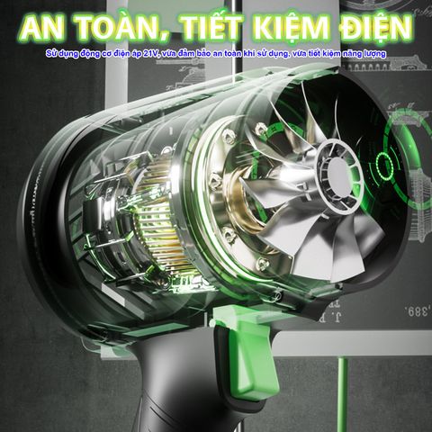 Máy Thổi Bụi Cầm Tay Booster Boluojun TF-64C - Pin Sạc 4000mAh, Công Suất 600W, Đèn LED Tiện Lợi, Vệ Sinh Toàn Diện Cho Gia Đình và Ô Tô