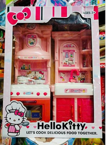 Bộ đồ chơi nấu ăn Hello Kitty Delicious - Đồ chơi nhà bếp có đèn và âm thanh cho trẻ em - Sáng tạo và vui nhộn