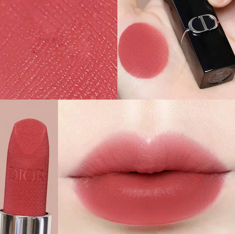 [ nobox ] Son Dior Rouge Dior Lunar New Year Limited Edition 772 Classic Rosewood Màu Hồng Đất